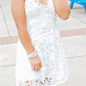 Rue21 Elegant White Lace Dress